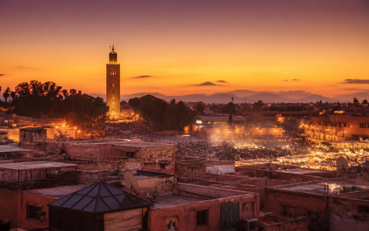 Marrakech city view